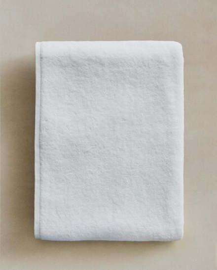 Zara Home - Банное полотенце из очень мягкого хлопка (700 гхм2), белый, 50х90 см