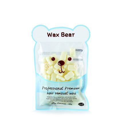 WAX BEAR Воск для депиляции в гранулах Белый шоколад, 100 гр