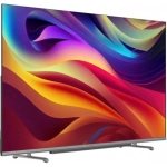 Телевизор Digma Pro 65" QLED 65L Google TV Frameless черный/серебристый