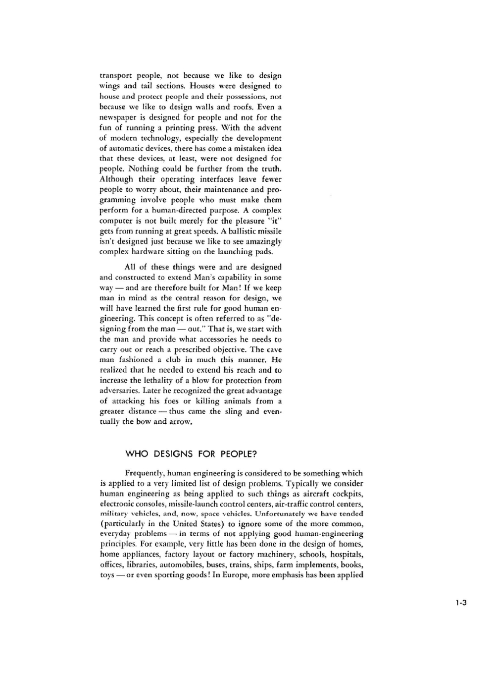 Human Engineering Guide for Equipment Designers | W.E. Woodson