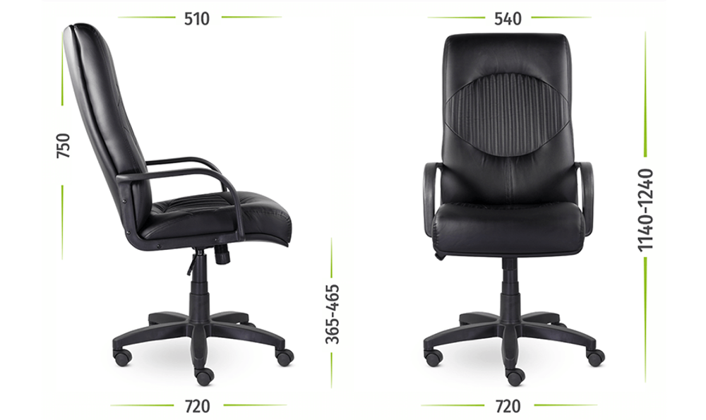 Кресло Гермес В, пластик, экокожа Santorini