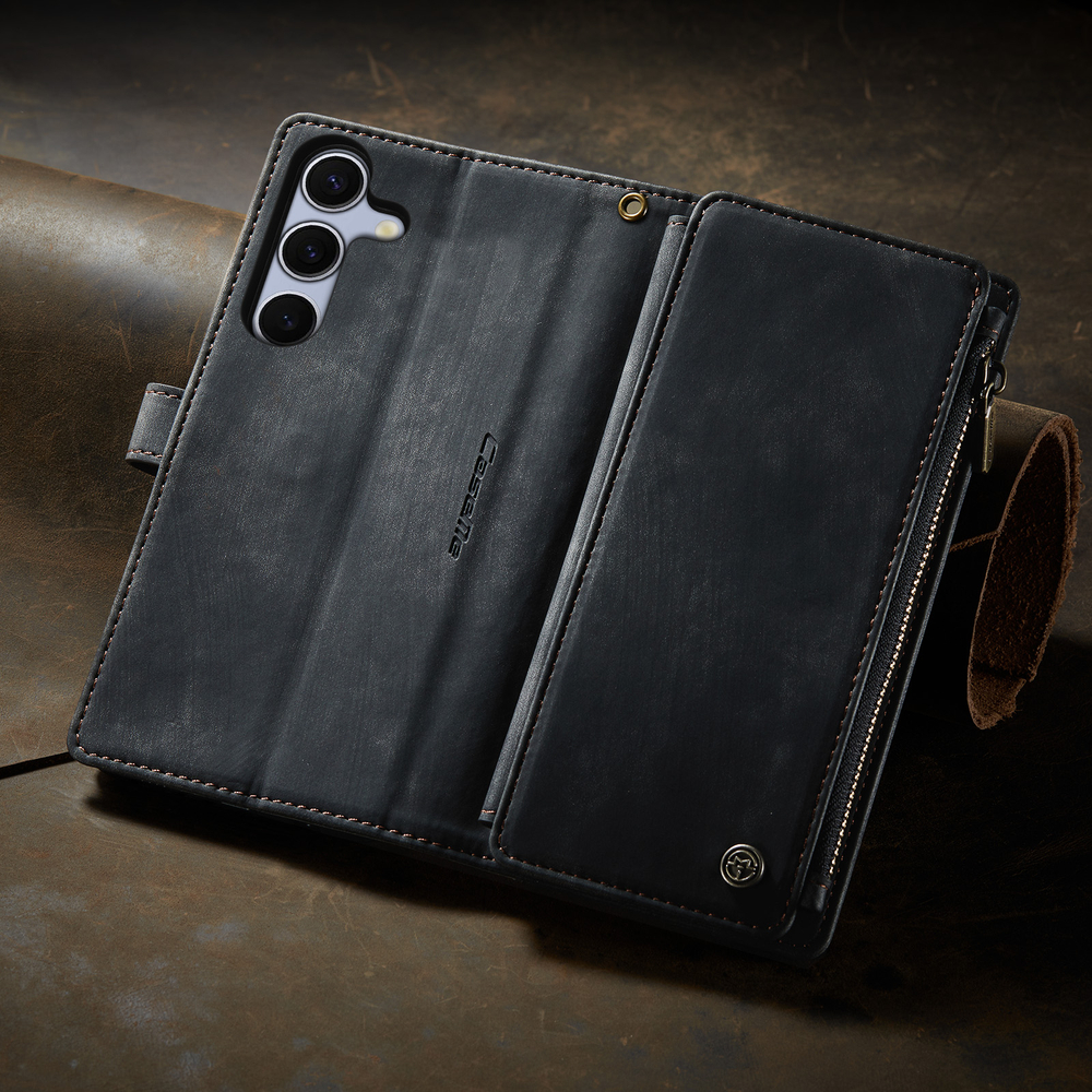 Многофункциональный чехол-кошелек CaseMe 3 in 1 Matte Wallet для Samsung Galaxy S25 FE