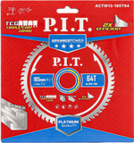 Диск пильный по алюминию PIT 185x30/x2.0 мм, 64T Carbide, зуб TCG 5° (ACTW13-185T64)