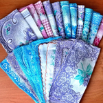 Носовой платок, размер 24 x 24 см, 1 шт., разные цвета