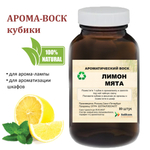 Лимон и мята, кубики восковые для ароматизации, 10 штук
