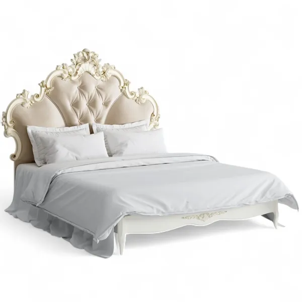 Кровать с мягким изголовьем 160*200