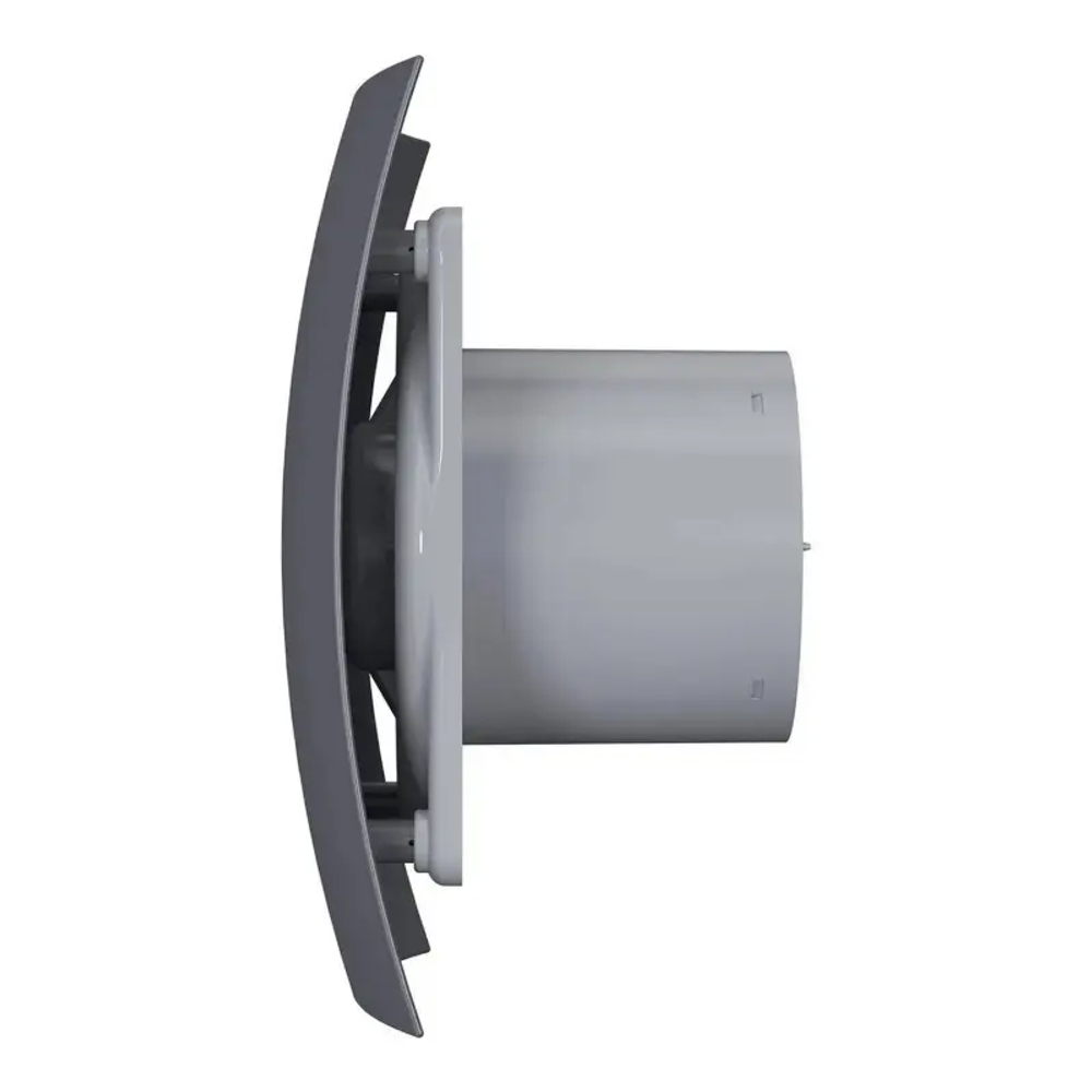 Вентилятор накладной BREEZE D100 обратный клапан Dark gray metal