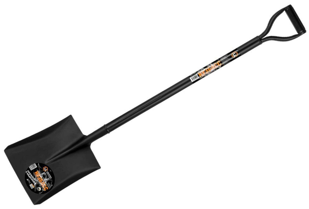 Лопата совковая ЦЕНТРОИНСТРУМЕНТ Кузбасс цельнометаллическая (1448)