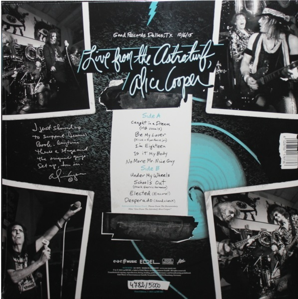 Alice Cooper / Live From The Astroturf (Coloured Vinyl)(LP+DVD)
