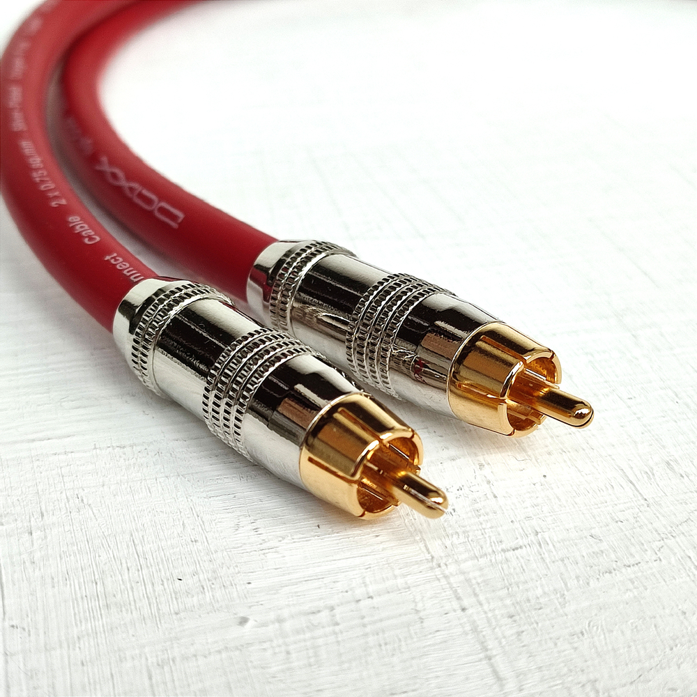 DAXX R89 Аудио кабель с посеребренными жилами 2x0.75mm2 уровня High Grade, D=9mm Разъёмы: Standard