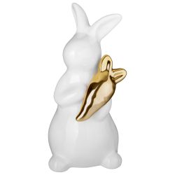 ФИГУРКА КРОЛИК С МОРКОВКОЙ 6.3*6.3*12.1 СМ