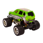 Джип на Р/У Монстр трак Динозавр, аккум., зелен коробка