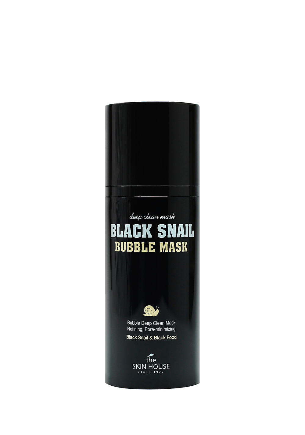 The Skin House Black Snail Bubble Mask Очищающая кислородная маска с секретом улитки и древесным углем