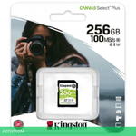 Карта памяти Kingston SDHC 256GB Class10 Canvas Select 100R CL10 UHS-I (SDS2/256GB)