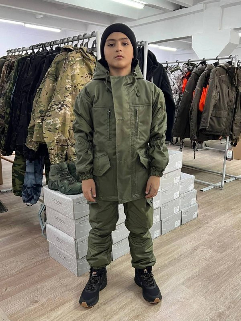 Костюм детский Горка 6 деми / олива