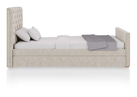 Кровать подростковая Elit soft (бежевый)