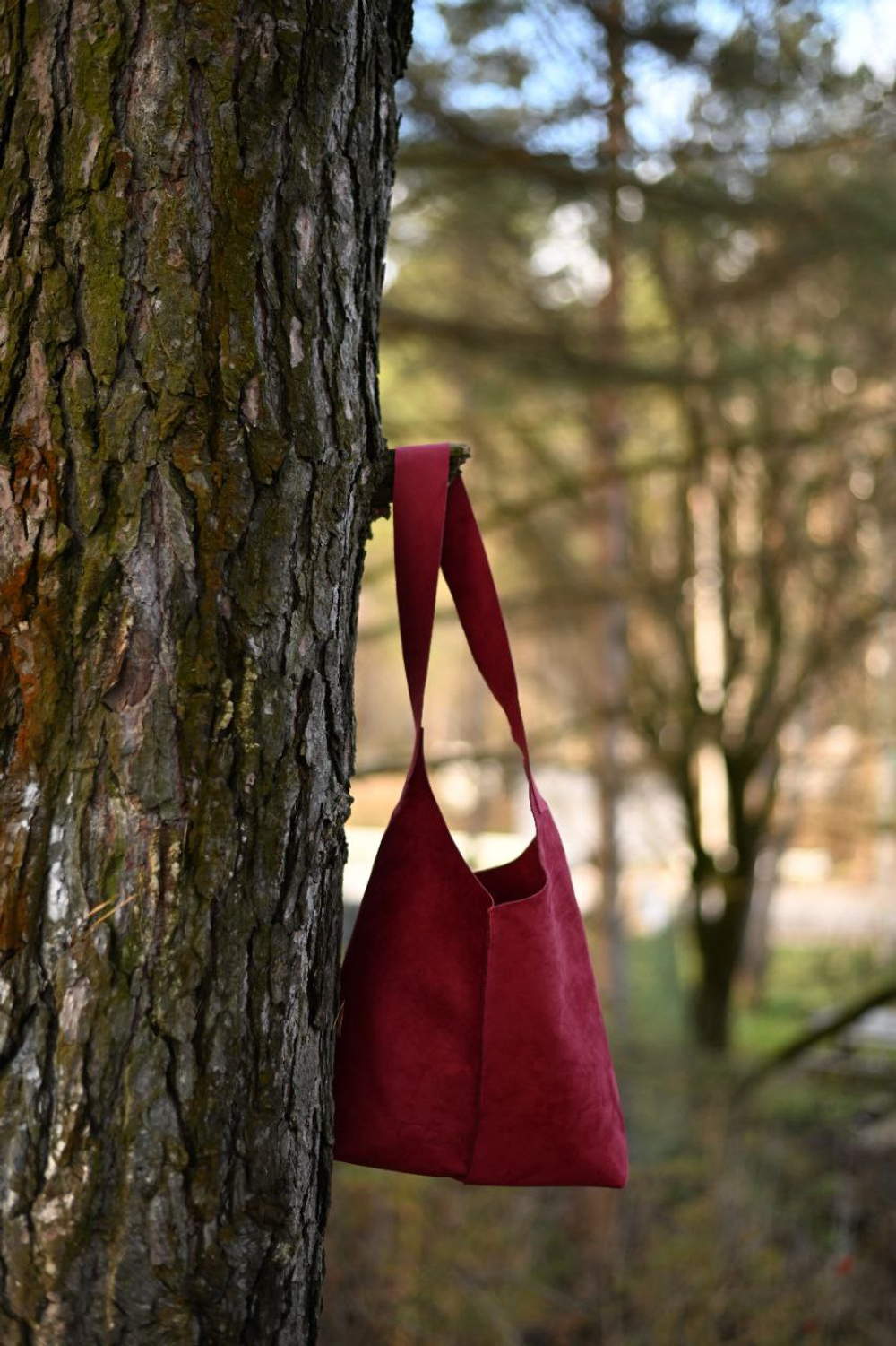 Сумка Лоди "Дикий гранат" (красный)