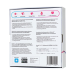 Розовый вибромассажер для сосков с управлением через приложение Lovense Gemini App Controlled Vibrating Nipple Clamps Clit Clamps LE-27