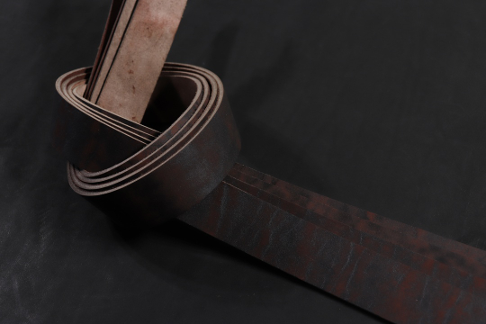 Ременная заготовка корица лофт гладкая