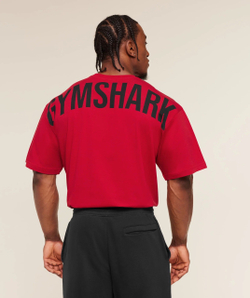 Футболка GYMSHARK Power T-Shirt Red/Black
