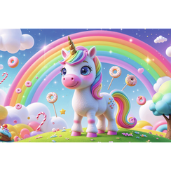 Puzzles - "60" - Candy's world / Trefl