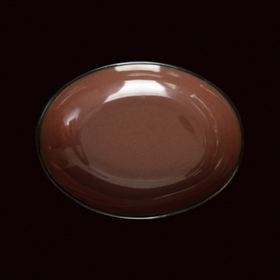 БЛЮДО овальное 8,5" 225х117мм, красный "Corone Carmen"