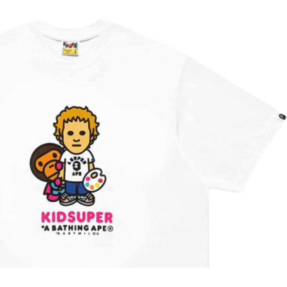 A Bathing Ape Bathing Ape Milo Футболка белый