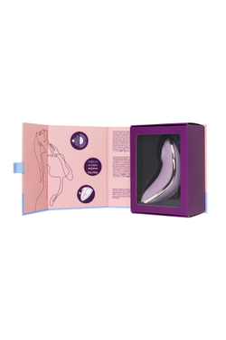 Вакуум-волновой бесконтактный стимулятор клитора Satisfyer Vulva Lover 1, силикон, фиолетовый