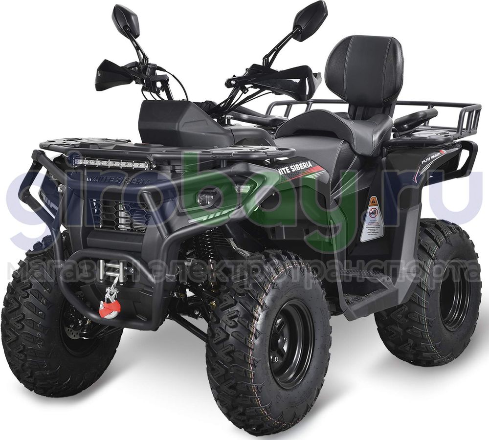 Бензиновый квадроцикл WHITE SIBERIA BARS 320 - Чёрный фото №1