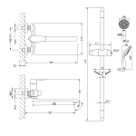 Комплект для ванной комнаты Lemark Point LM0379C "2 в 1"