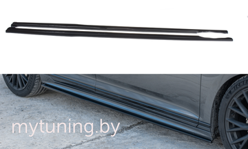 Сплиттер ы накладок на пороги для VOLKSWAGEN Passat B8 R-Line (15-...)