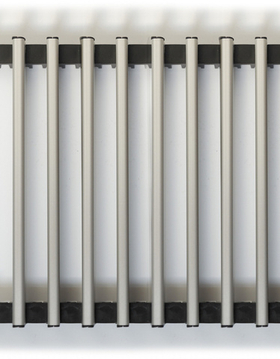 Решетка роликовая KVZ 180 х 20 х 800, натуральный алюминий