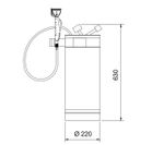 Аварийный портативный фонтан 18 л. нерж. сталь BOCCHISF SC391 зеленый