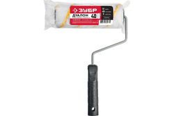 Малярный валик Зубр ГИРПАИНТ 40, 180 мм, d=40 мм, ворс 12 мм, ручка d=6 мм, 03516-18_z01