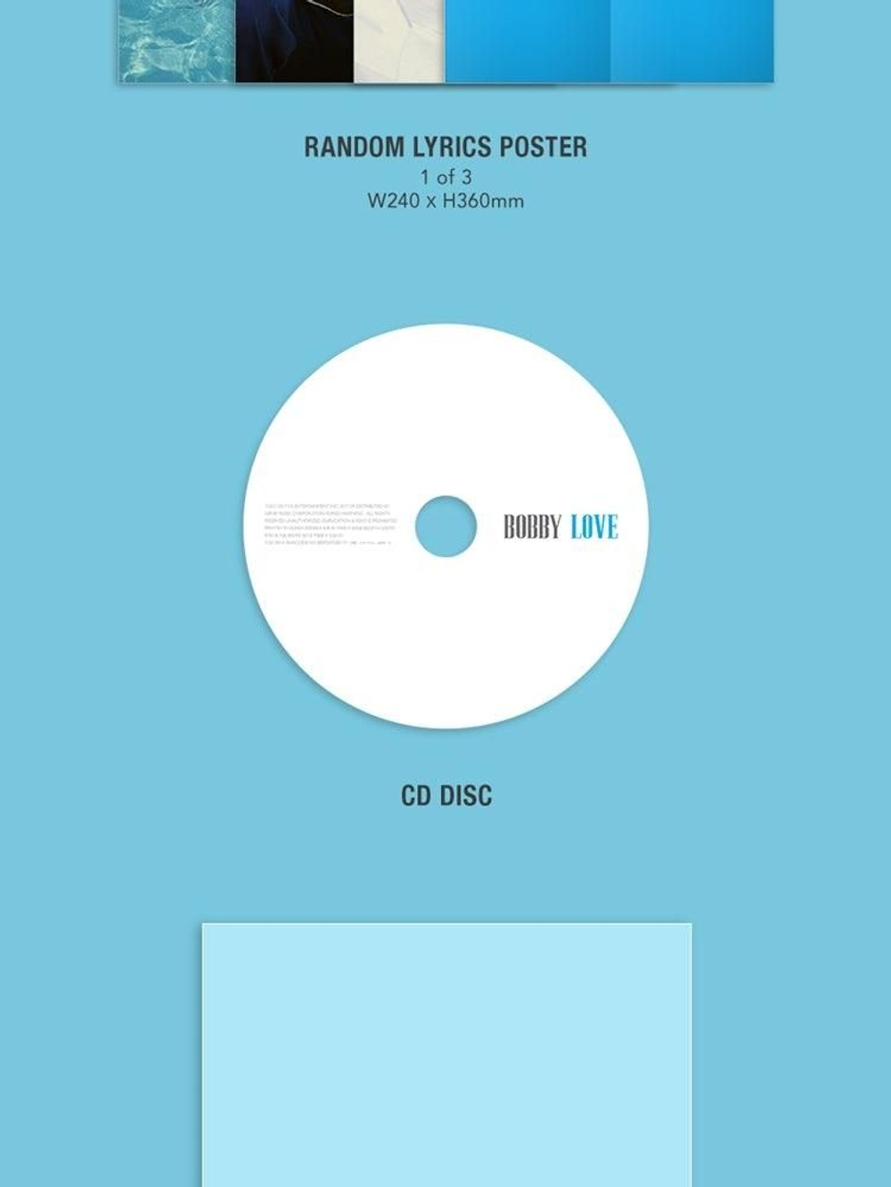 Альбом iKON Bobby - Love And Fall 1st Solo Album 2 Version SET