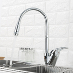 Смеситель для кухни 40к F4303-1 FRAP (гибкий излив, п/гайку, хром, латунь)