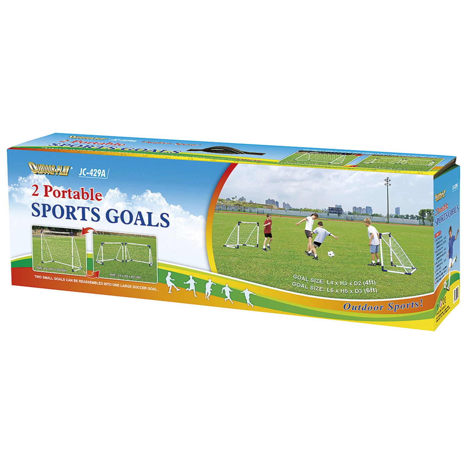 Ворота игровые DFC 4ft х 2 Portable Soccer GOAL429A фото №2