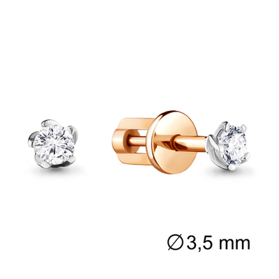 941392к Серьги из Золота с бриллиантами