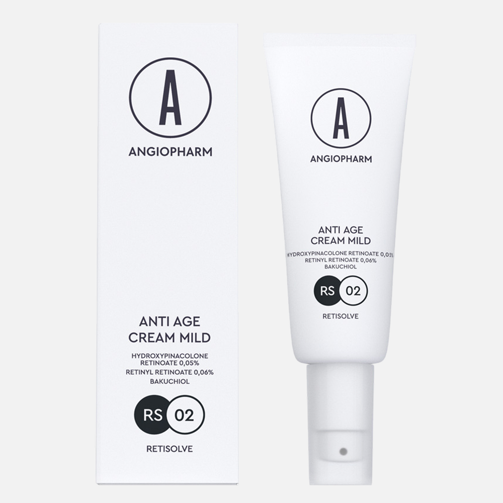 ANGIOPHARM Крем омолаживающий с комплексом ретиноидов MILD, 50 мл ANGIOPHARM Крем омолаживающий с комплексом ретиноидов MILD, 50 мл