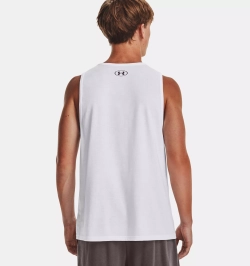 Майка мужская Under Armour UA SPORTSTYLE LOGO TANK-WHT