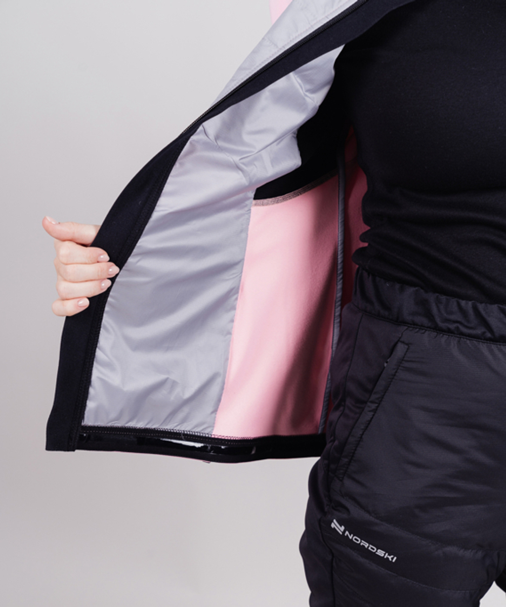 Куртка NORDSKI HYBRID Candy Pink/Grey, женская, NSW857911