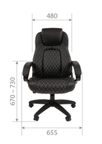 Офисное кресло CHAIRMAN 432, экокожа