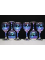 Фужеры для вина 6 штук Радужная коллекция