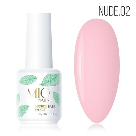 Камуфлирующая База MIO NAILS COLOR "NUDE" № 02, 15мл.