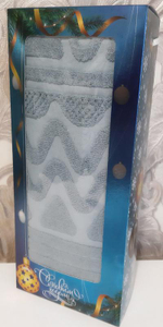 Полотенце махровое в подарочной упаковке, 100% хлопок, Китай.