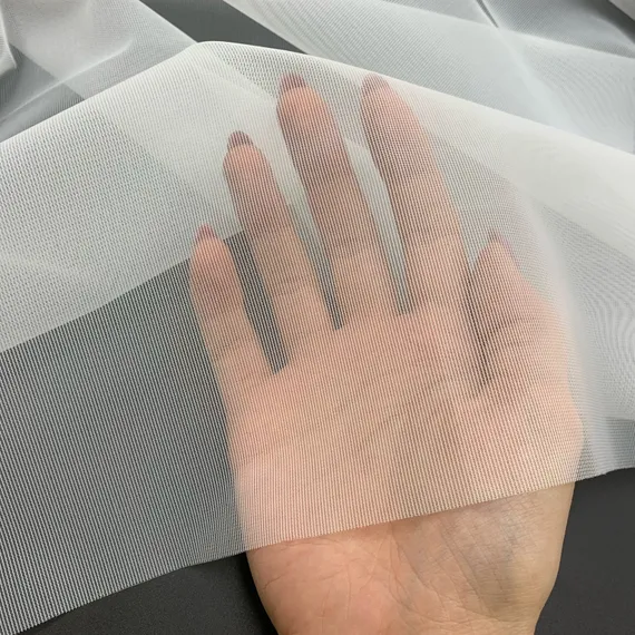 Корсетная cетка белая (цв. 001), Lauma