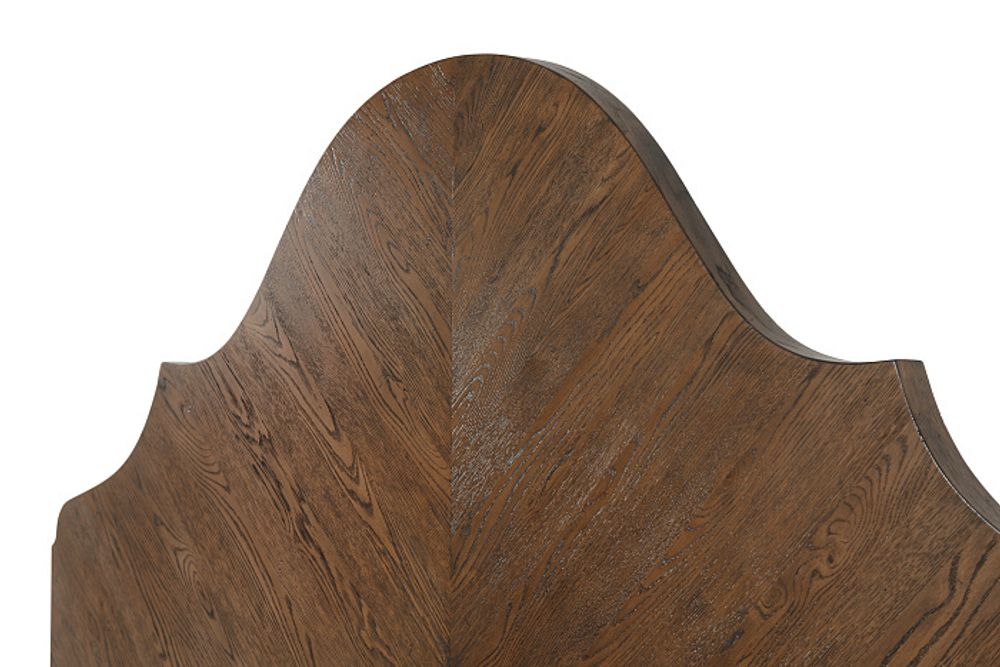 Кровать с деревянным изголовьем "Нова"