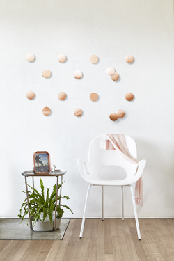 Декор для стен confetti dots медь