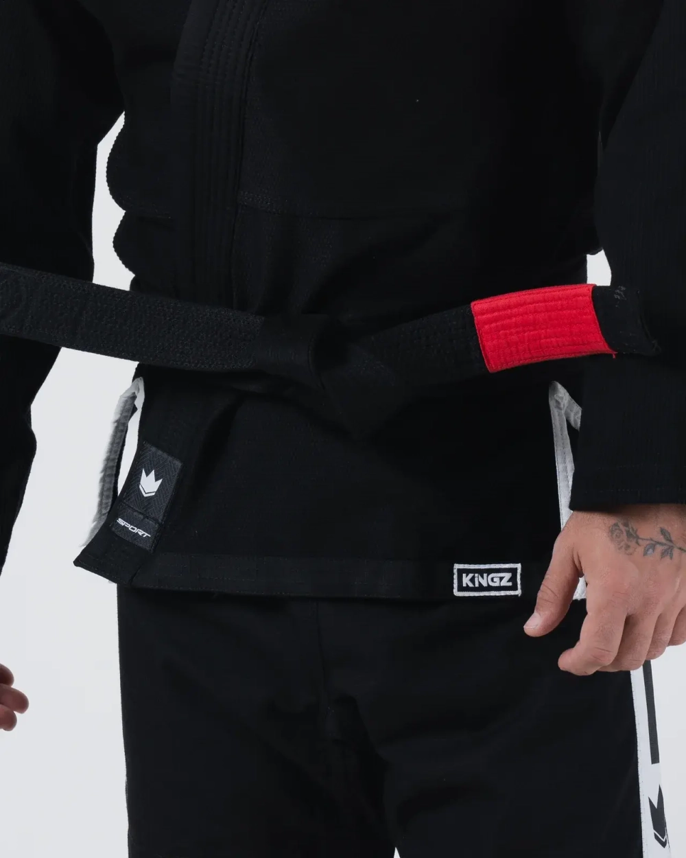 Кимоно KINGZ Sport Jiu Jitsu чёрное