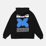 Худи Меч FW23 HD Warm Butterfly Black